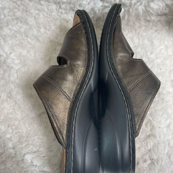 Finn Comfort bronze Leather Soft Footbed adjustable Velcro straps EUR SZ39 - Picture 6 of 9